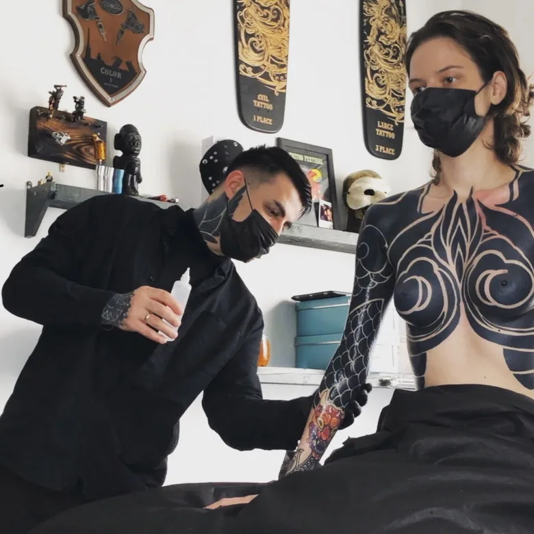 Monstrum ex machina! 112 magnum by AbuSev Tattoo - image 2
