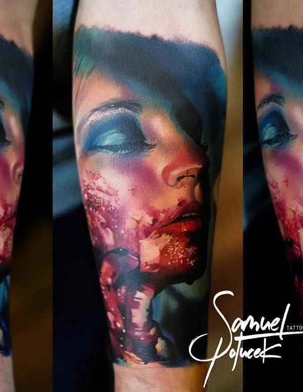 Realism tattoo by Samuel Potucek in Bratislava