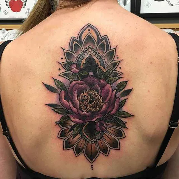 New School tattoo by Makkala Rose in Hamilton