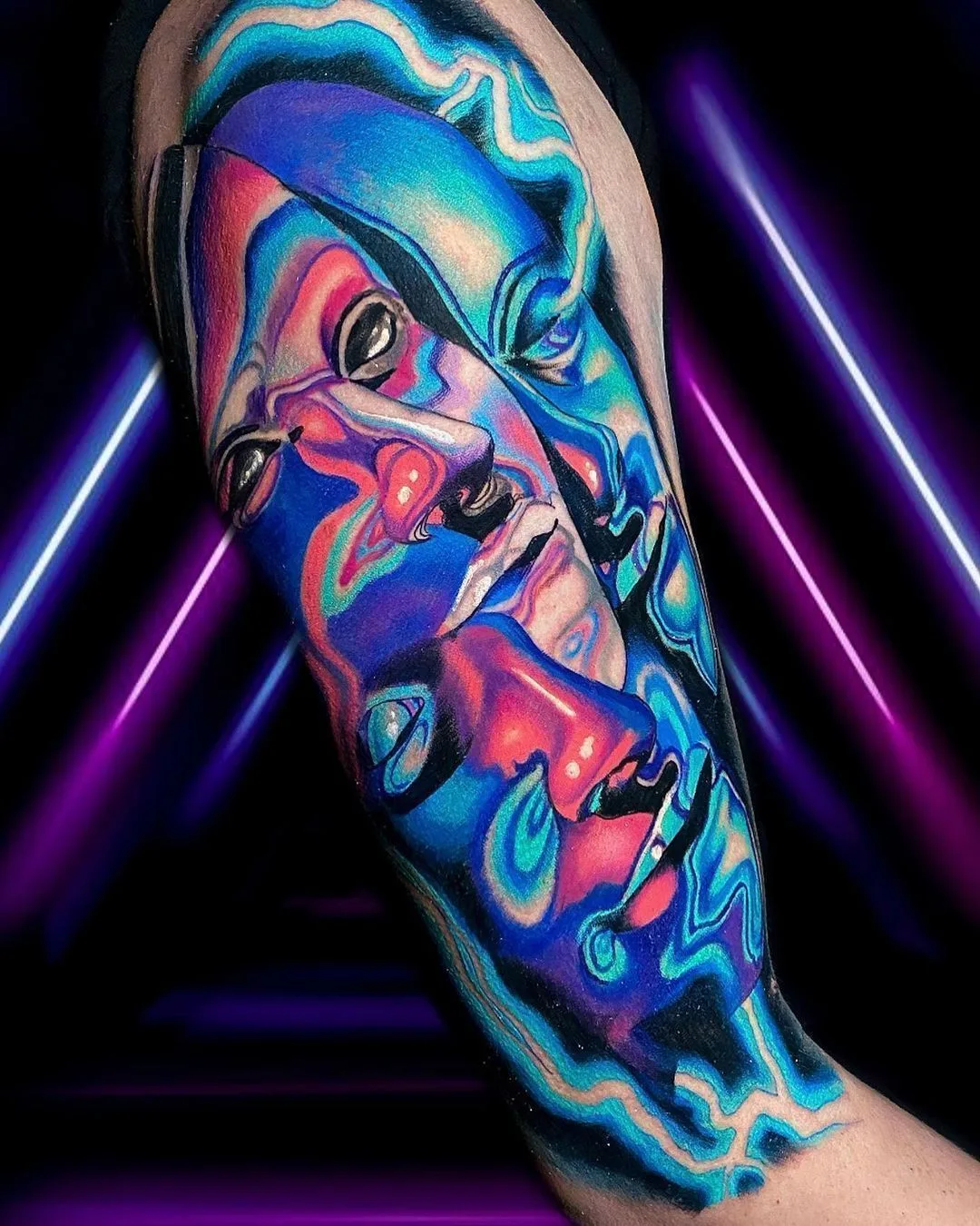 Bright and crazy surreal tattoos by Leonardo_tattoos