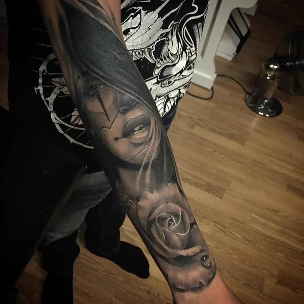 Realism tattoo by Niceguy Chris Tattoo in Karlsborg