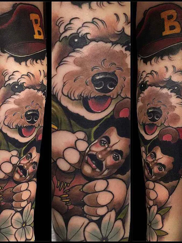 color new school tattoo auf forearm #5080 | Tätowierer Aniela Dahlgren