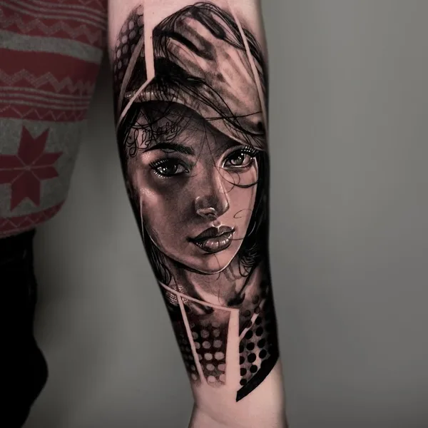 Realism tattoo by Виктория Левенец in Караганда