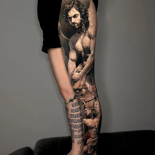 Realism tattoo by Виктория Левенец in Караганда