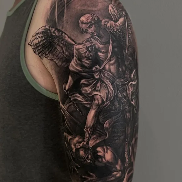 Realism tattoo by Виктория Левенец in Караганда