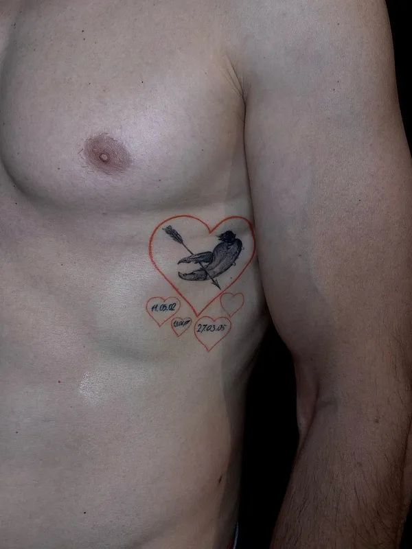 male black and grey sketch tattoo on chest #62684 | Tattoo Artist Gevorg Grigoryan