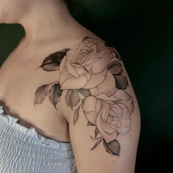 Graphic tattoo by Gevorg Grigoryan in Ереван