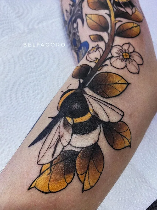color neo traditional татуировка на forearm #62713 | Тату мастер belfagoro