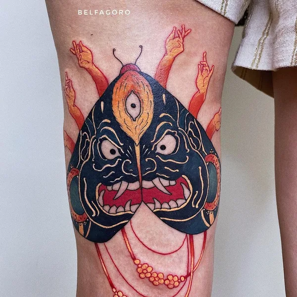 Нью Скул tattoo by belfagoro in Алматы