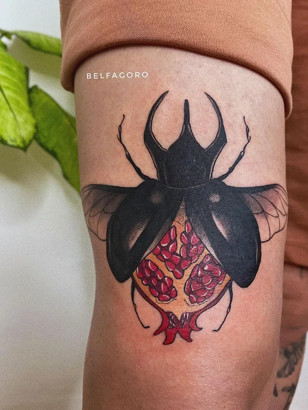 color illustrative татуировка на thigh #62708 | Тату мастер belfagoro