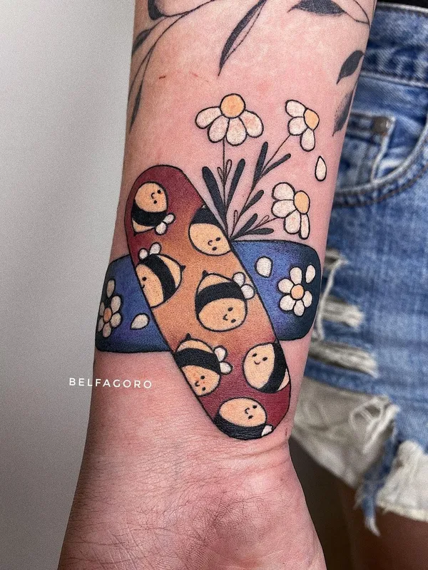 color illustrative татуировка на forearm #62714 | Тату мастер belfagoro