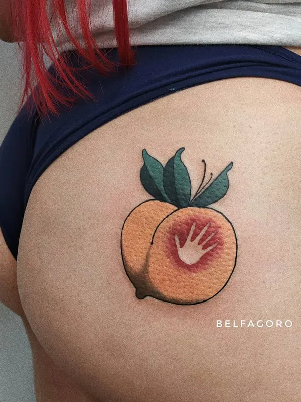 female color illustrative татуировка на hip #62706 | Тату мастер belfagoro