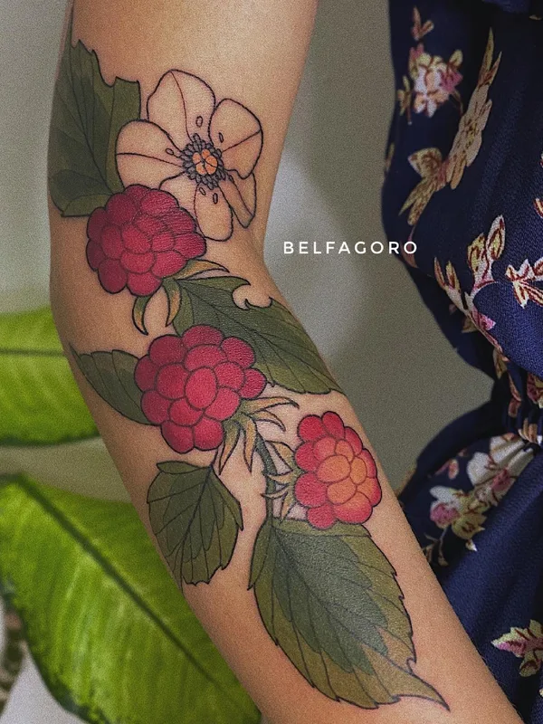 female color botanic татуировка на forearm #62716 | Тату мастер belfagoro