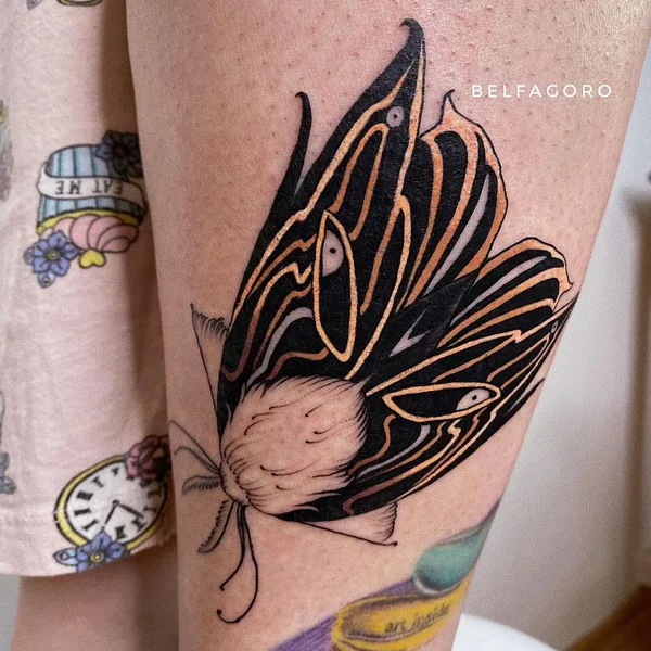 Нью Скул tattoo by belfagoro in Алматы