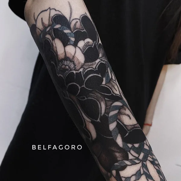 Нью Скул tattoo by belfagoro in Алматы