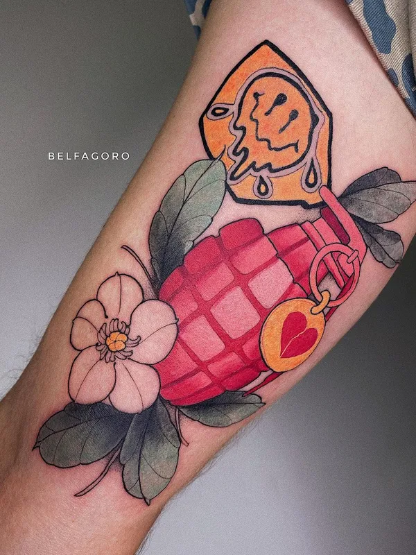 color illustrative татуировка на forearm #62715 | Тату мастер belfagoro