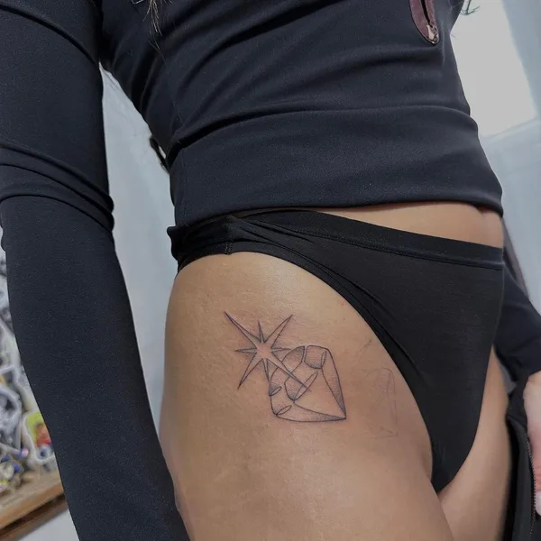 Graphic tattoo by Даурен Усенов in Астана