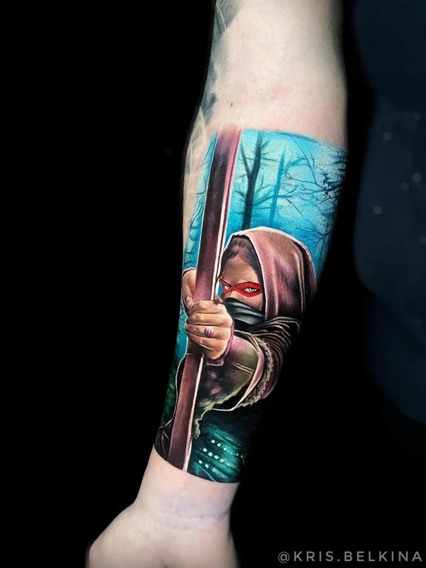 color realism tatuaje en forearm #62745 | Tatuador Kris Belkina