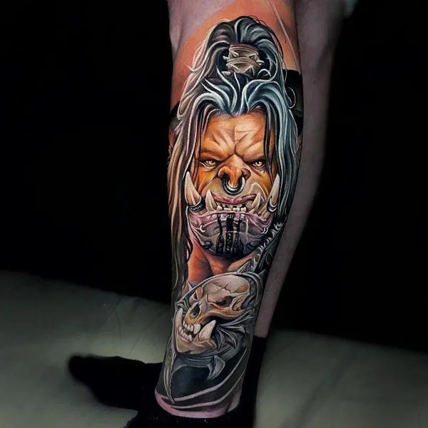 Realism tattoo by Kris Belkina in Караганда