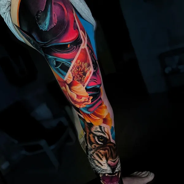 Realism tattoo by Kris Belkina in Караганда