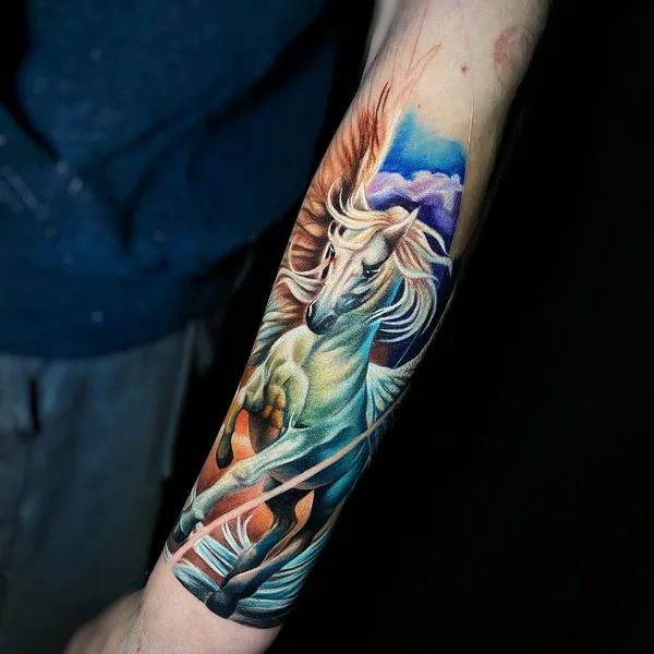 Realism tattoo by Kris Belkina in Караганда