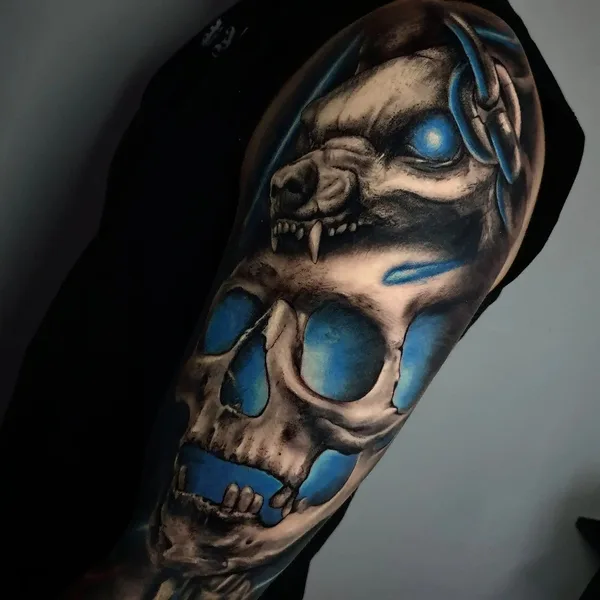 Graphic tattoo by Александр Подопригора in Уральск