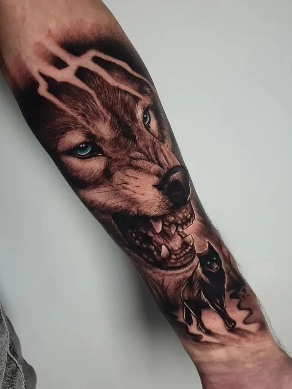 black and grey realism 纹身 在 forearm #62751 | 纹身师 Александр Подопригора
