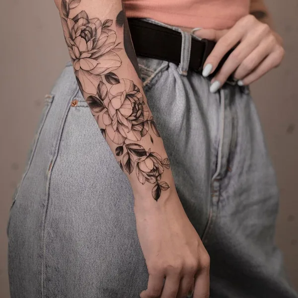 Graphic tattoo by sveta_blackbird in Tel Aviv - Jaffa