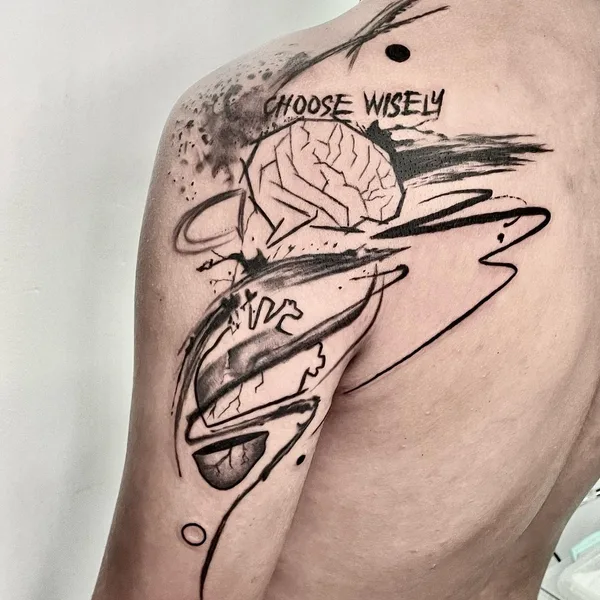Fine Line tattoo by inbal_tattoo in Tel Aviv - Jaffa