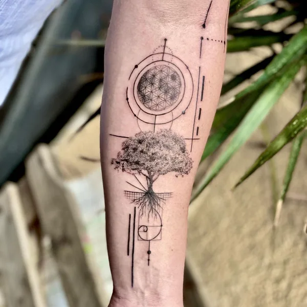 Fine Line tattoo by inbal_tattoo in Tel Aviv - Jaffa
