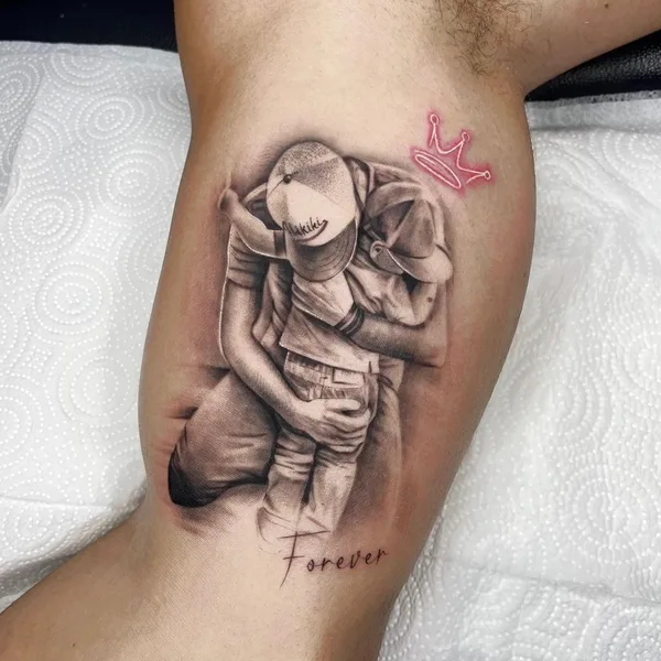 Graphic tattoo by SharonWolf in Kiryat Motzkin