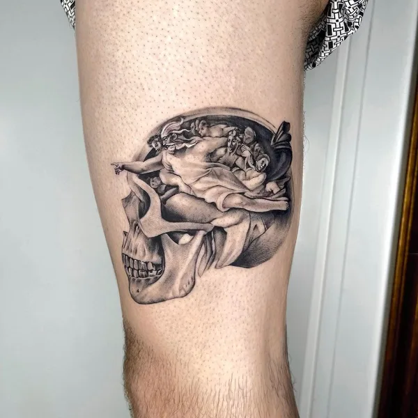 Graphic tattoo by SharonWolf in Kiryat Motzkin