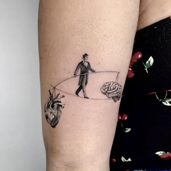 Graphic tattoo by SharonWolf in Kiryat Motzkin