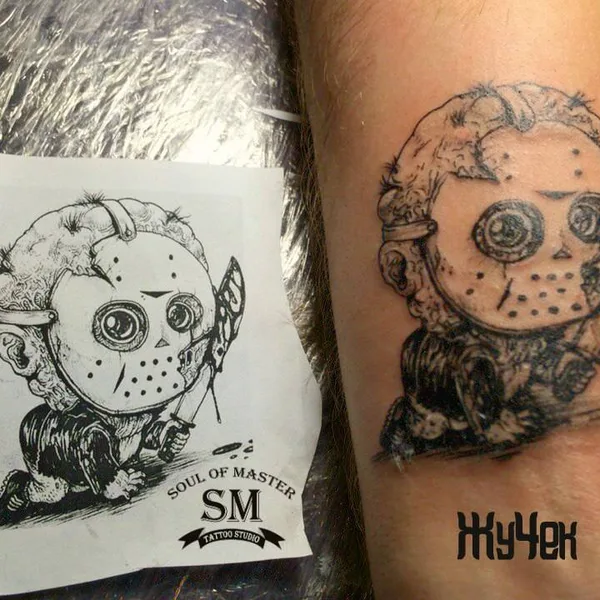 Black & Grey tattoo by Евгений Волков in Мариуполь