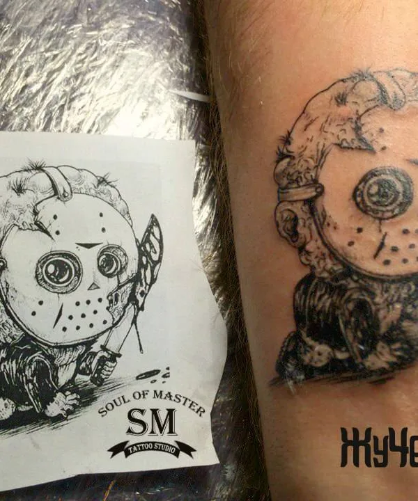 black and grey sketch Tatuaggio su forearm #28020 | Tatuatore Евгений Волков