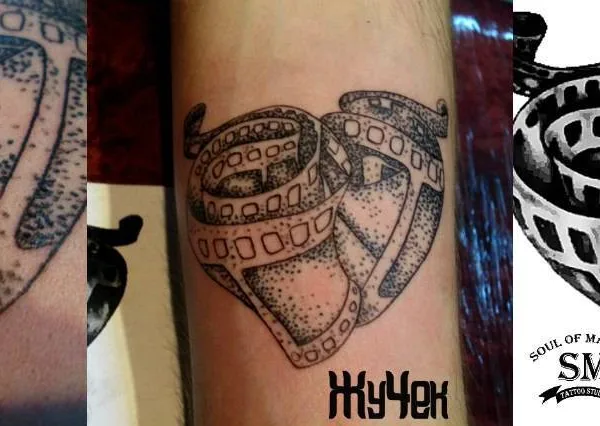 black and grey blackwork Tatuaggio su forearm #28018 | Tatuatore Евгений Волков