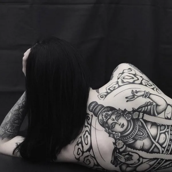 Авторская tattoo by Лев Андрихов in Москва