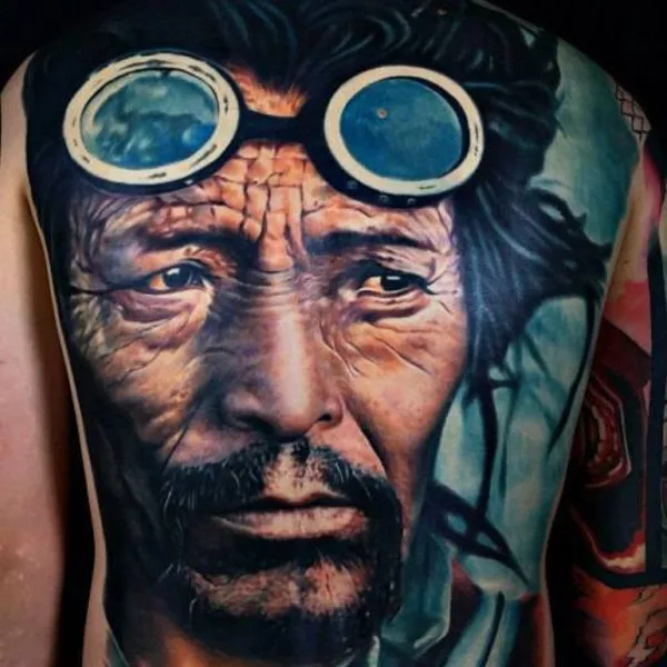 Portrait tattoo by Олег Шепеленко in Ростов-на-Дону