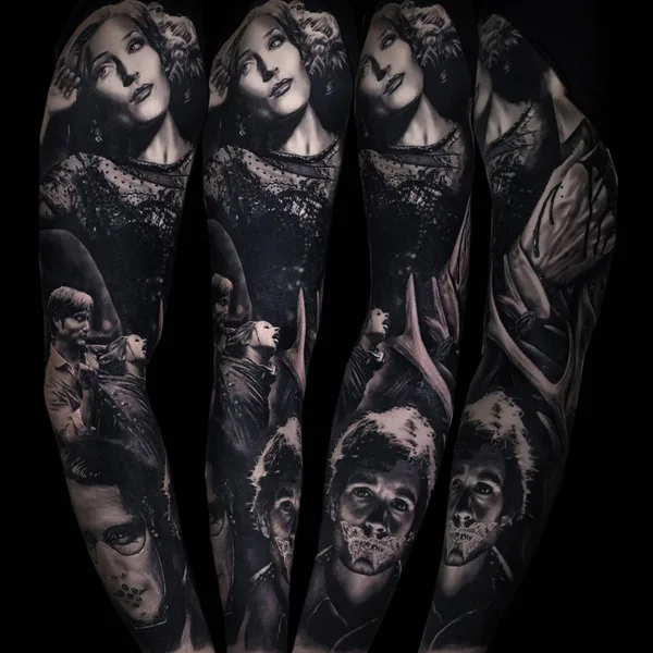 Portrait tattoo by Олег Шепеленко in Ростов-на-Дону