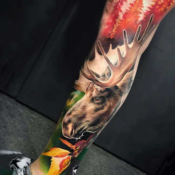 Realism tattoo by Sandra Daukshta in Rīga