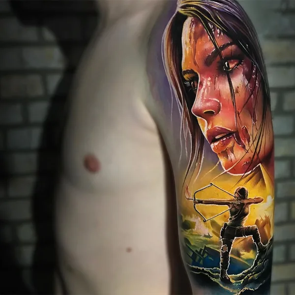 Realism tattoo by Sandra Daukshta in Rīga