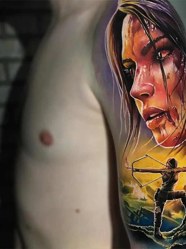 Realism tattoo by Sandra Daukshta in Rīga
