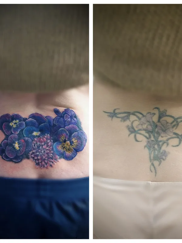 female color realism татуировка на lower back #35105 | Тату мастер Жесик Батанист
