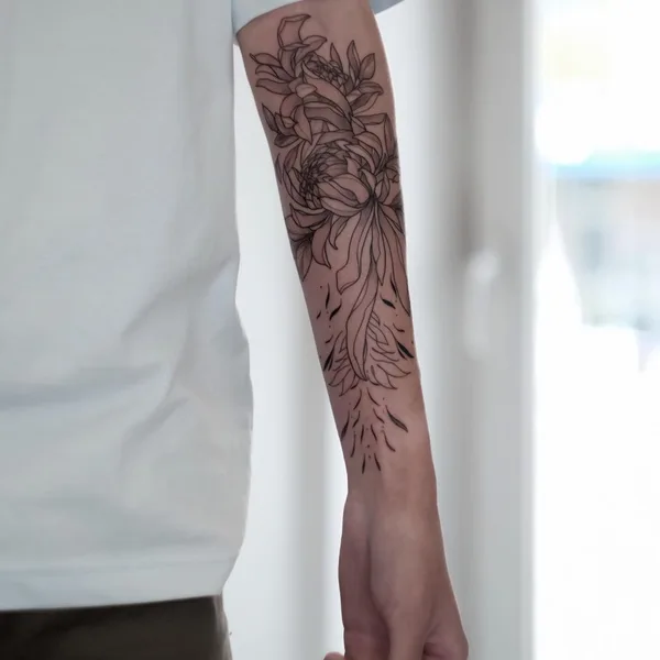 Graphic tattoo by Евгений  in Красноярск