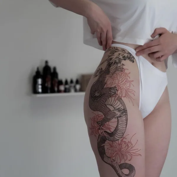 Graphic tattoo by Евгений  in Красноярск