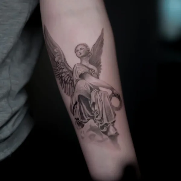 Graphic tattoo by Евгений  in Красноярск