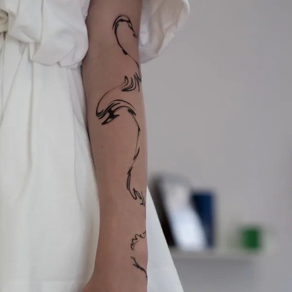 Graphic tattoo by Евгений  in Красноярск