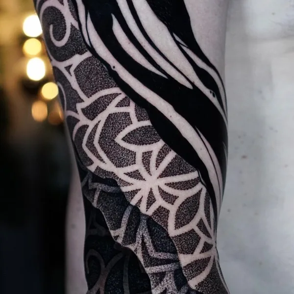Ornamental tattoo by Fabio Pastorelli