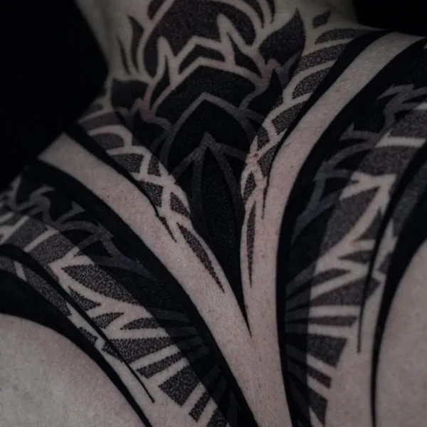 Ornamental tattoo by Fabio Pastorelli