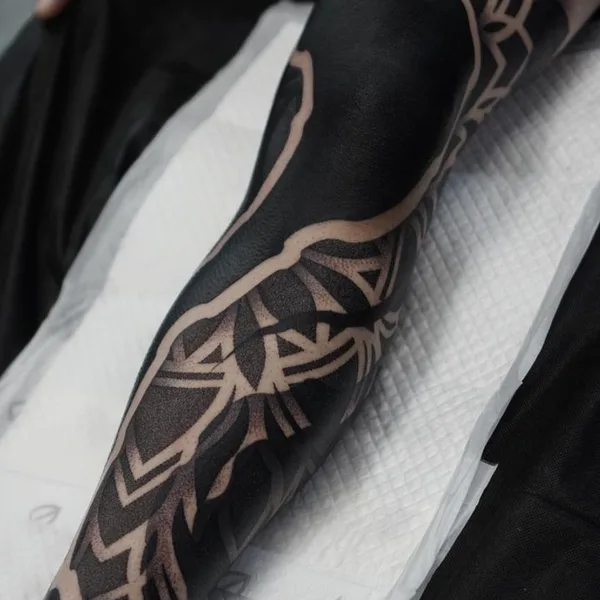 Ornamental tattoo by Fabio Pastorelli